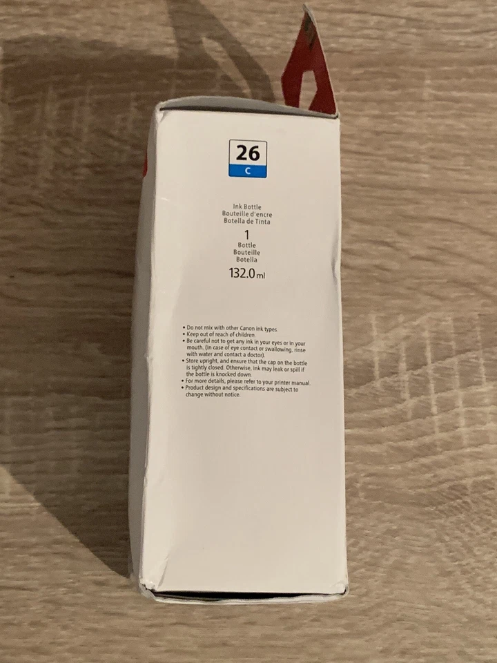 🖨️Canon GI-26 Pigment Cyan Ink Bottle for Select MAXIFY Printers 4421C001 132ml - Image 4 of 4