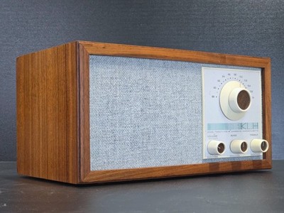 Restored! KLH Model Twenty One 21 Table Radio 60s Walnut Wood Kloss VTG Classic