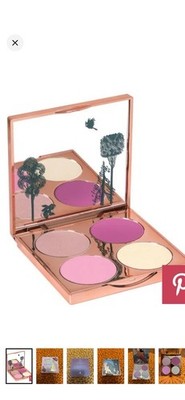 Bésame Disney Sleeping Beauty 1959 Briar Rose Quad Palette 0.42 oz Mirror