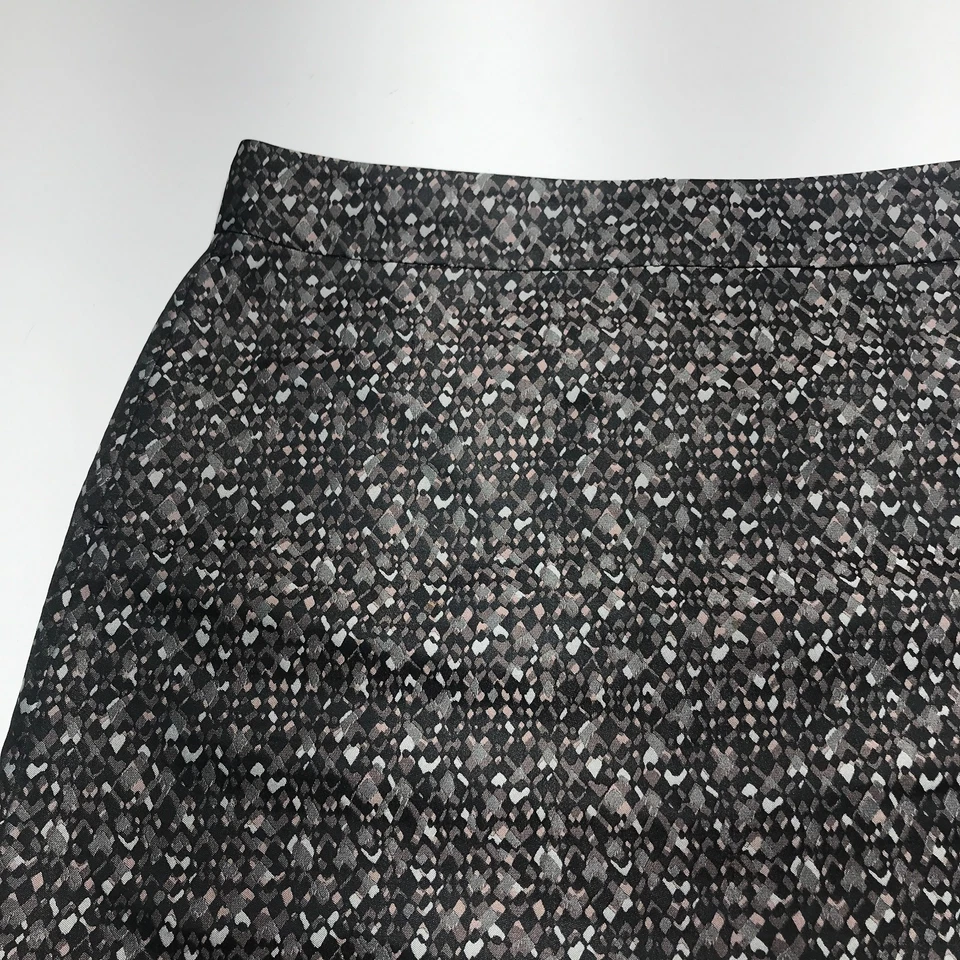 Falda corta recta tejida con estampado negro rosa esencial talla 8 DKNY para mujer Foto 3 de 4