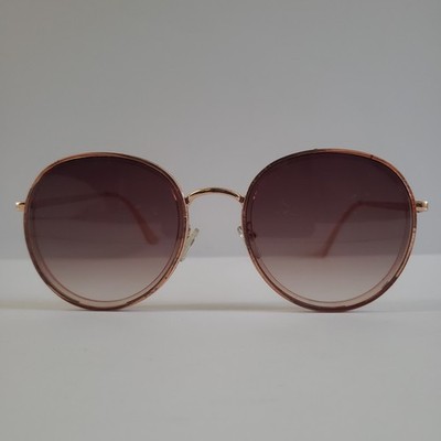 Womens Fashion Gold Frame Brown Gradient Lens Sunglasses #C38S.                 