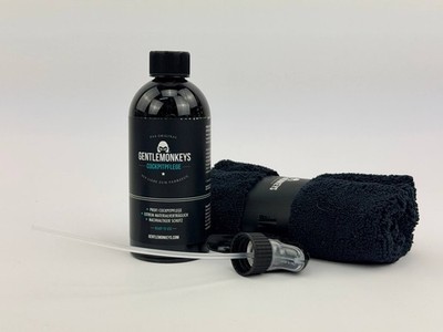 Gentlemonkeys Cockpitpflege 500ml Set mit Mikrofasertuch & Sprühkopf Auto