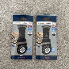 Image of Bosch PRO BIM Starlock Plunge Cut Saw Blade AIZ 32 AIB Wood Metal 32mm 2 Pack