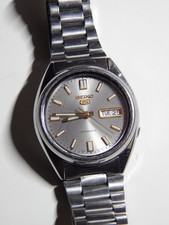 SEIKO 5 men's stainless steel water resistant watch 7S26-0480