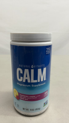 Natural Vitality Calm, Magnesium Citrate Supplement, Anti-St