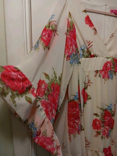 Betsey Johnson Vintage Floral Dress Size 12 - Picture 6 of 7