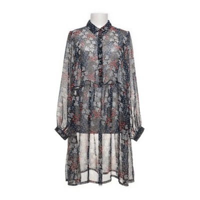Ichi, Kleid, Größe: 36, Blau/Rot/Mehrfarbig, Schlangenhaut, Damen #KGb