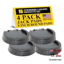 RV Leveling Jack Pads - Camper Rubber Blocks for Jacks 9" Inch - 4 Pack