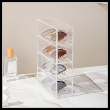 Sunglass Storage Box, Acrylic Eyeglass Organizer, Make-up Storage Drawer Tray...