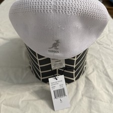Men's Kangol 504 Tropic Ventair White sz L NWTS NEW