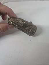 Vintage Brass Cane Crutch Walking Stick Handle Dragon Head Only