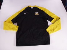 North Wales Crusaders Joma Tracksuit Top Mens L Black Half Zip Training Pullover