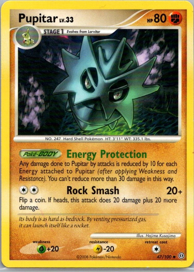 Pupitar 47/100 Uncommon Stormfront NM