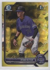 2022 Bowman Chrome Draft Sapphire Edition Yellow 46/99 Ryan Ritter #BDC-136 1b3