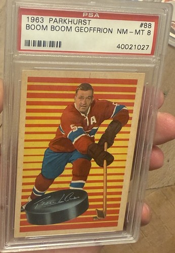 Boom Boom Geoffrion #88 1963 Parkhurst card