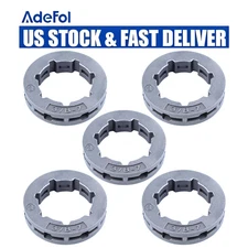5PC Sprocket Rim Chain Drive 3/8" 7T For HUSQVARNA 61 66 261 266 268 280 281 285