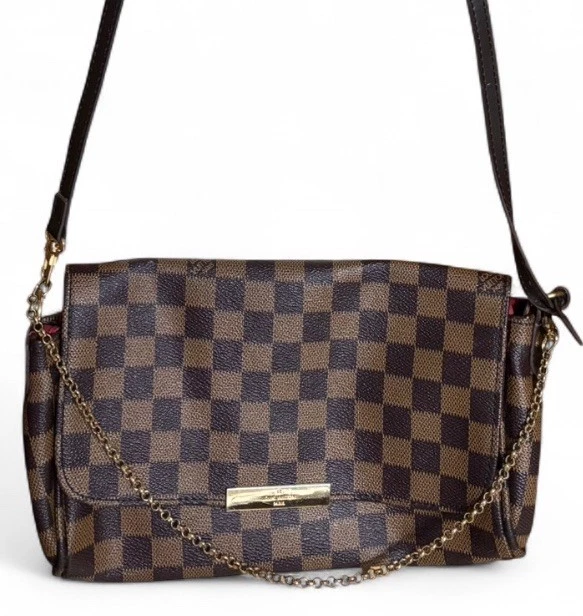 Auténtico Louis Vuitton Favorito MM Damier Level Bandolera Bolso sin asas Bolso de mano Foto 2 de 4