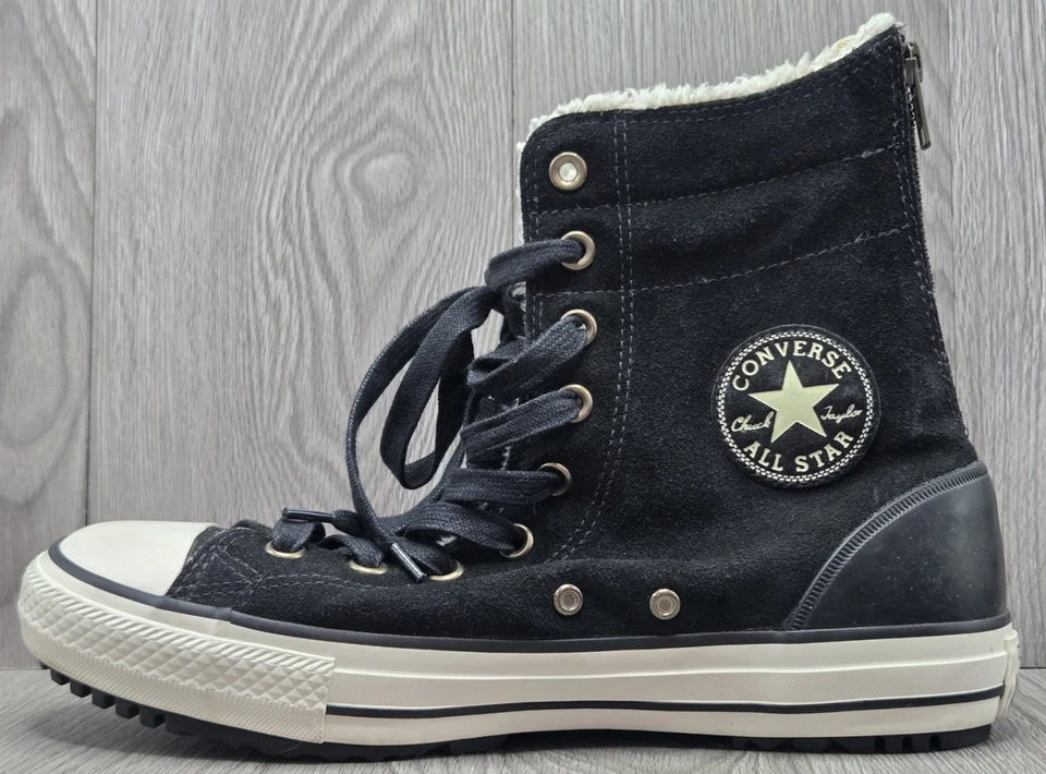 Converse CT Hi Rise Boot Black Egret size 9.5 US  - Image 4 of 4