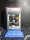 2005 Topps Heritage - Chrome Tom Brady #THC43 Foil Board PSA 8 NM/MT