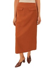 Farm Rio Midi Skirt Women's Tan Xs