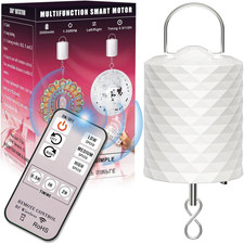 Disco Ball Motor with Remote Control, Adjustable 3 Rotating Speeds and 2 Way Dir