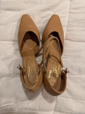 Freed of London Dance Shoes Size 5 Tan Leather Heels