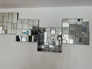 CB2 Crate and Barrel Perspective Wall Mirrors (2) Perfect Condition