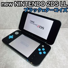 New Nintendo 2DS LL Black Turquoise Console Japan Model