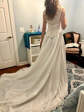 Alfred Angelo 2002 80s Throwback Wedding Gown