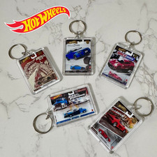 Hot Wheels Card Keyring Novelty Gift Birthday Fathers Day Present