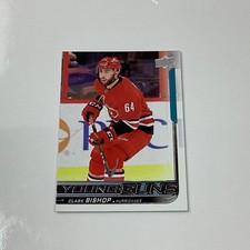 Clark Bishop Hurricanes 2018-19 Young Guns Upper Deck RC #494