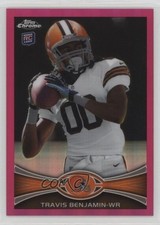 2012 Topps Chrome BCA Refractor 268/399 Travis Benjamin #43 7rf
