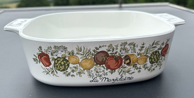 Corning Ware Spice of Life ''La Marjoleine'' eckige Auflaufform mittelgroß 2 Quart