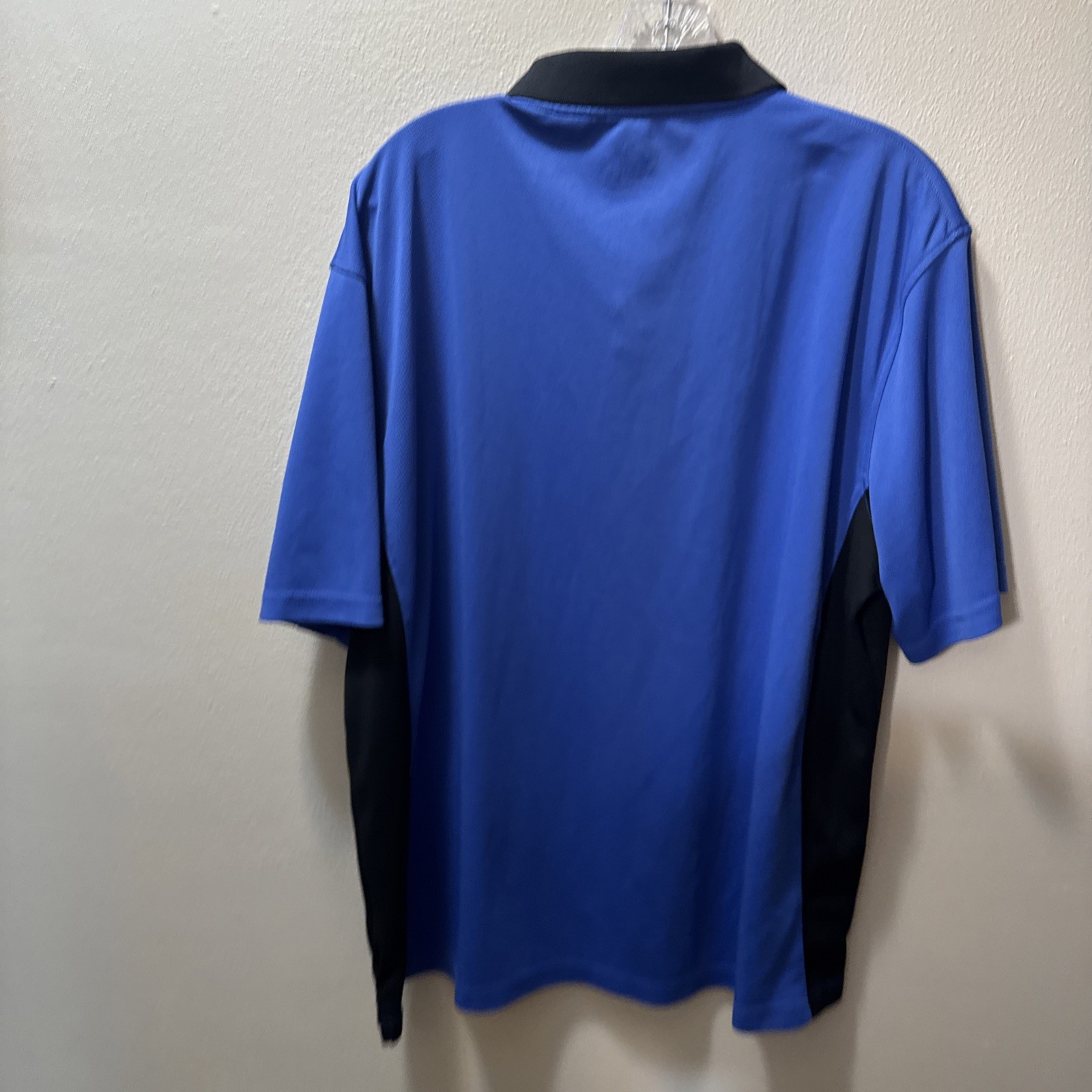 Culvers Shirt Sz XL Blue Black Uniform Polo Employee Work Short Sleeve