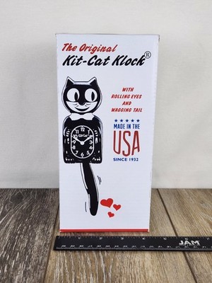 Red Kit Cat Klock Classic Wall Clock Retro Home Decor Collectible