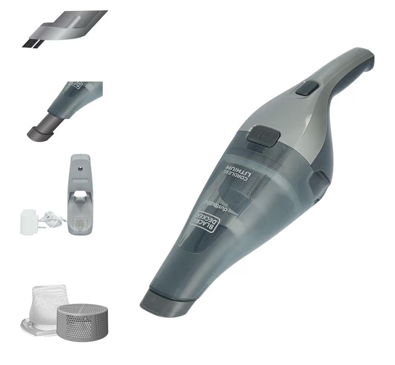 BLACK+DECKER Dustbuster QuickClean Cordless Hand Vacuum (HNVC220BCZ00)