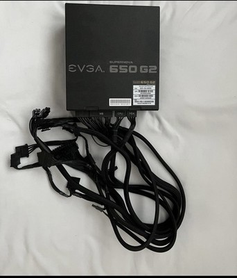 EVGA SuperNOVA 650 G2 650W 80 Plus Gold Fully-Modular Power Supply PSU