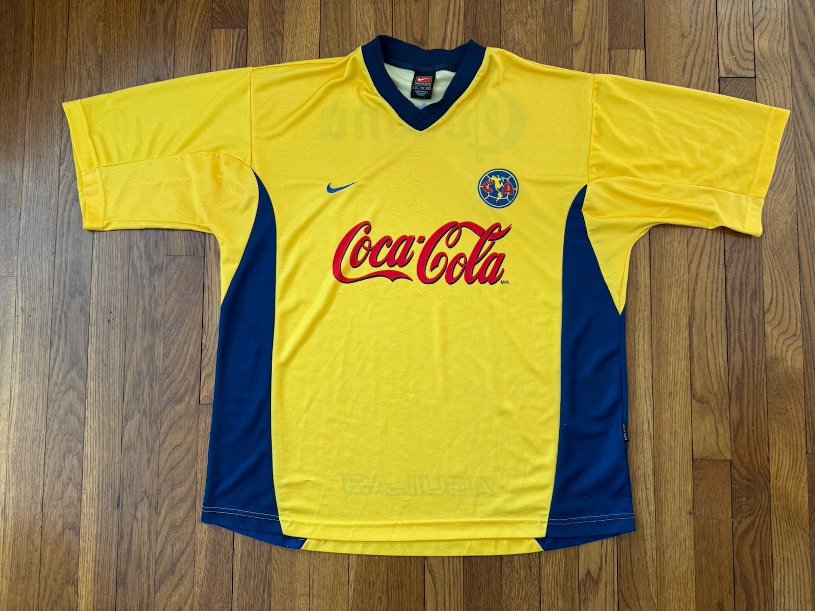 Vintage Club America Mexico 2000 Nike Away Soccer Jersey Men's XL