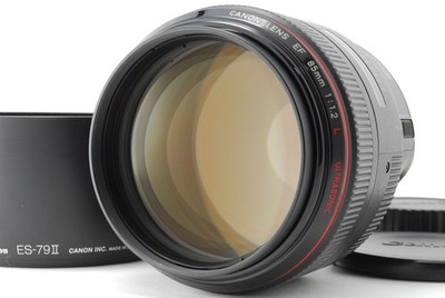 [Top MINT w/Hood] Canon EF 85mm F/1.2 L USM Portrait Lens From JAPAN