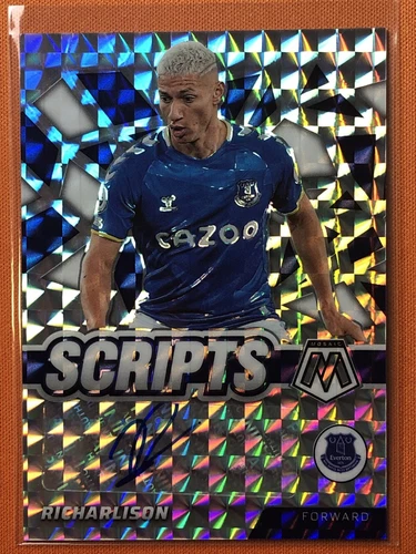 2021-22 Panini Mosaic Premier League Scripts Richarlison #SM-RI Auto