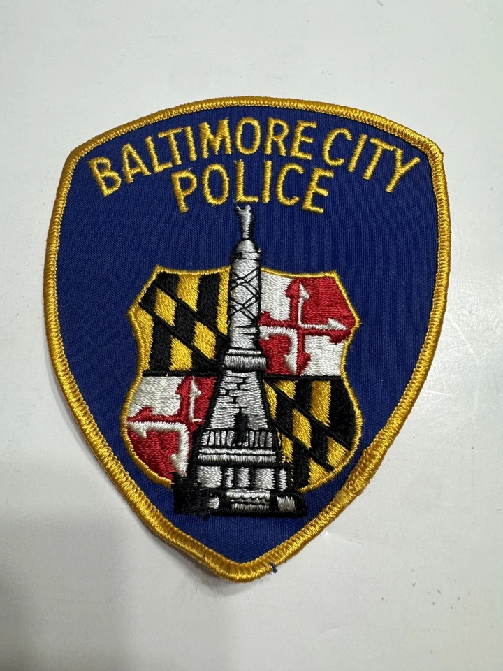 Vintage Baltimore City Police Patch Maryland MD Embroidered - Image 2 of 4