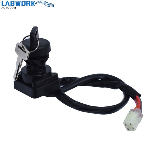 Ignition Key Switch For Suzuki LTA500 F LTF500 F Vinson 2002-2007 37110S-03G00 - Picture 3 of 10