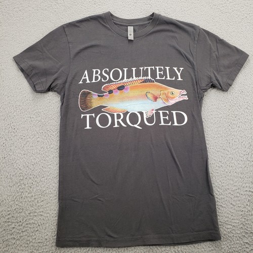 Next Level Shirt Mens Small Absolutely Torqued Graphic Tee Fishing Outdoors