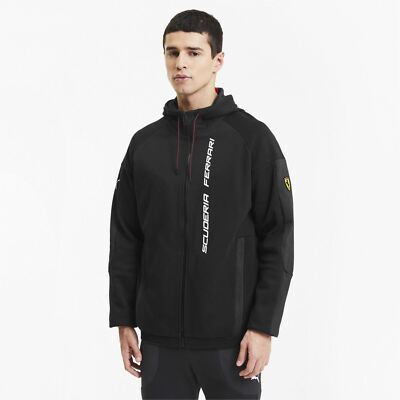 puma ferrari race hooded sweat jacket