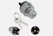 1PC Universal Ignition Key Starter Switch With 2 Keys For Car Tractor Trailer