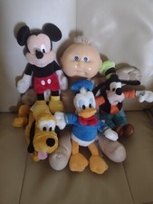 Disney Bean Bag Lot Mickey Donald Duck Pluto Goofy