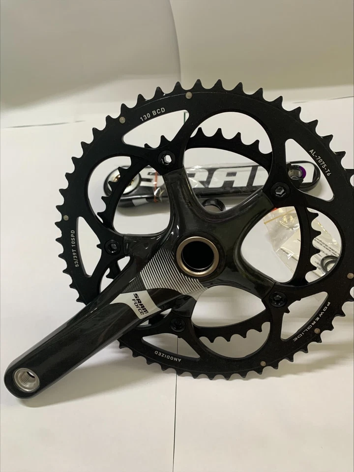 NUEVA BICICLETA DE CARBONO SRAM FORCE 10S 53/39T 170 MM SIN BB Foto 2 de 3