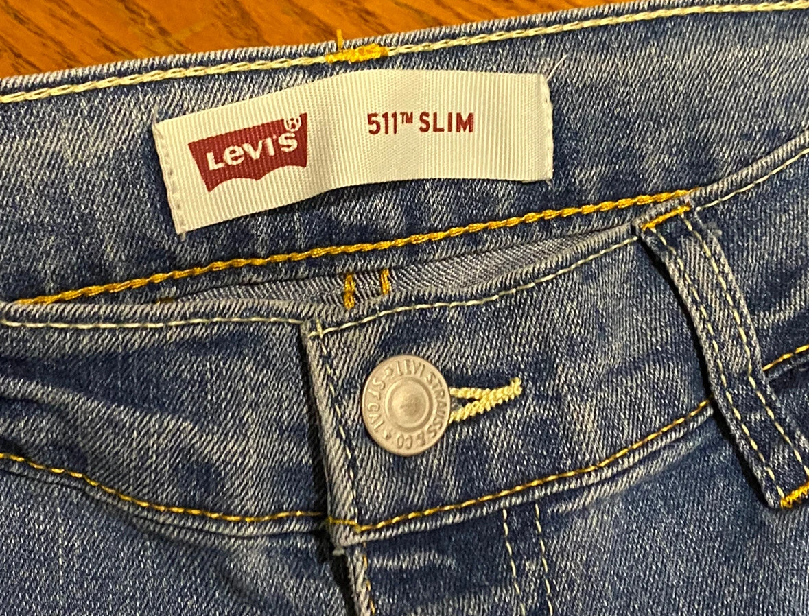 Levi's 511 Slim Jeans 18 Reg 29x29 See Measurement Pictures (180