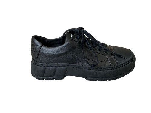 BRAND NEW - Women’s Viron 1968 Sneakers Black Corn Leather -EU 37- MSRP $180 - Picture 2 of 5