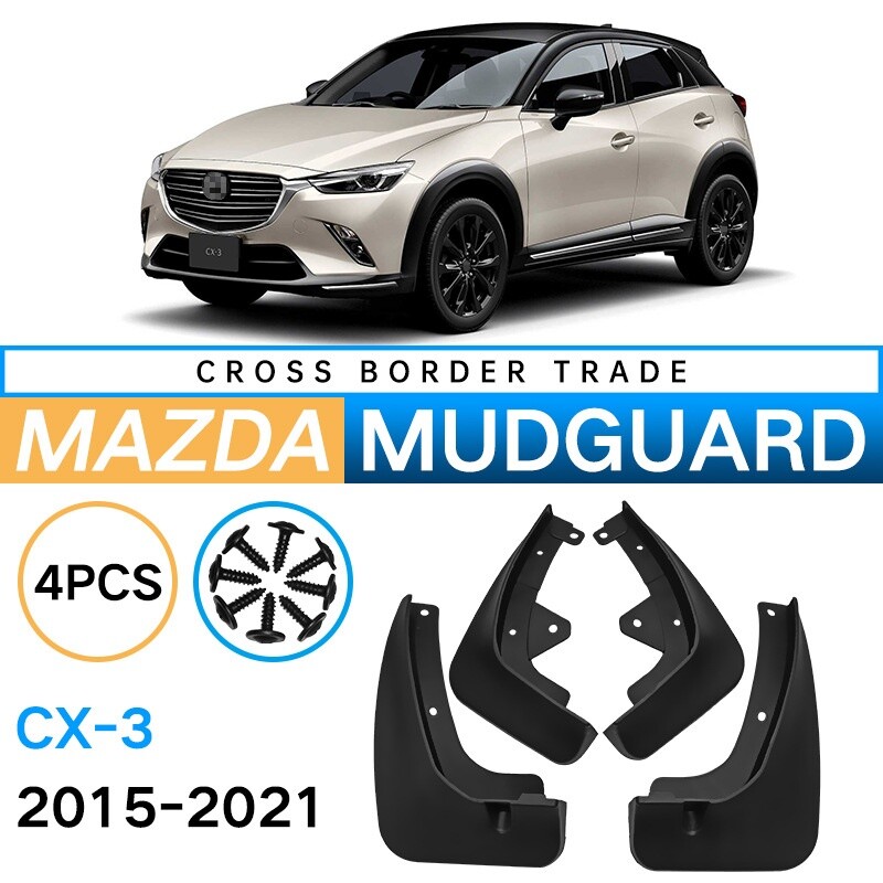 For Mazda CX-3 2015-2021 ABS Plastic Fender car tire mud shield